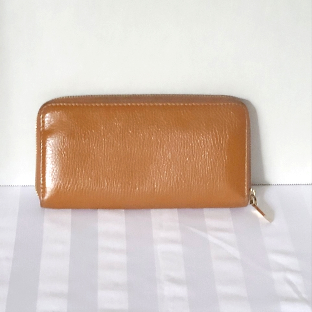 Vera Pelle Made in Italy Leather Zip Wallet